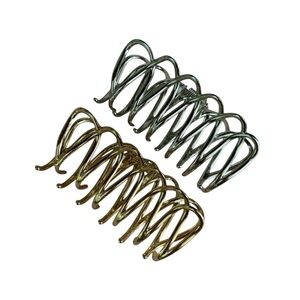 Gold & Silver Claw Clips